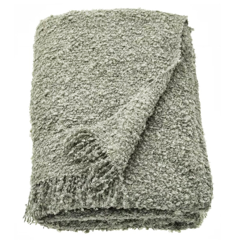 

Generic Throw Soft And Cuddly CrinkleKnit Fabric Deep Green 130X170cm