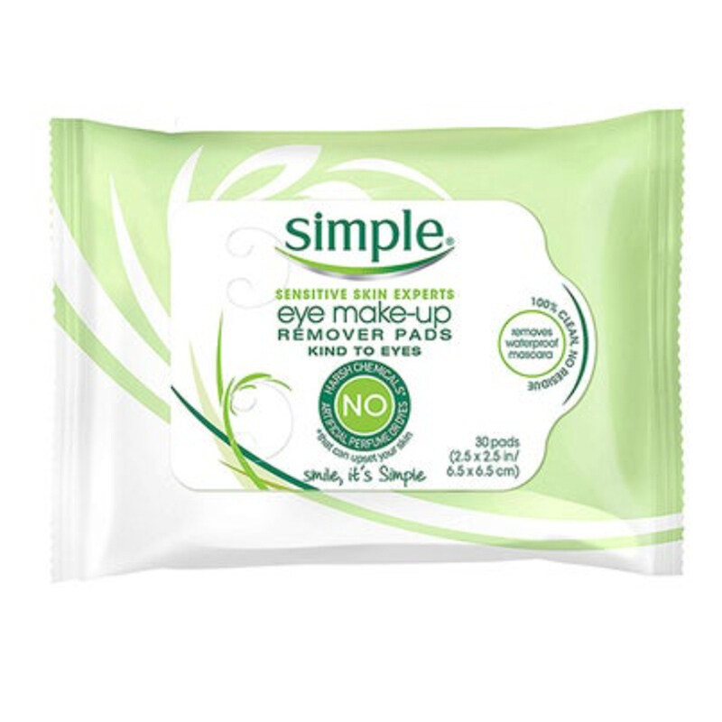 

Generic 30-Piece Eye Make-Up Remover Pad Set White
