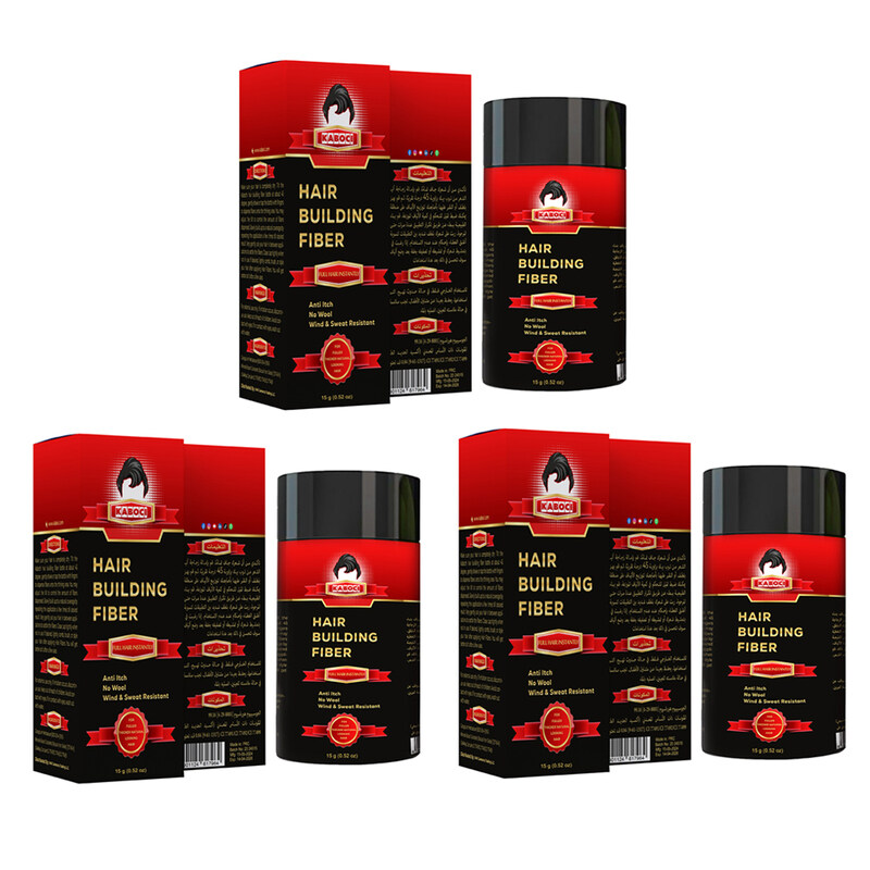 

Pack Of 3 Kaboci Hair Building Fiber Instant Hair Loss Concealer White 15g