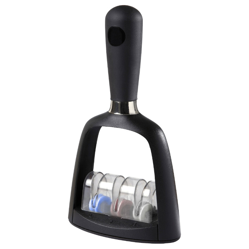 

Generic Knife Sharpener Three Different Slots For Fine Medium Black
