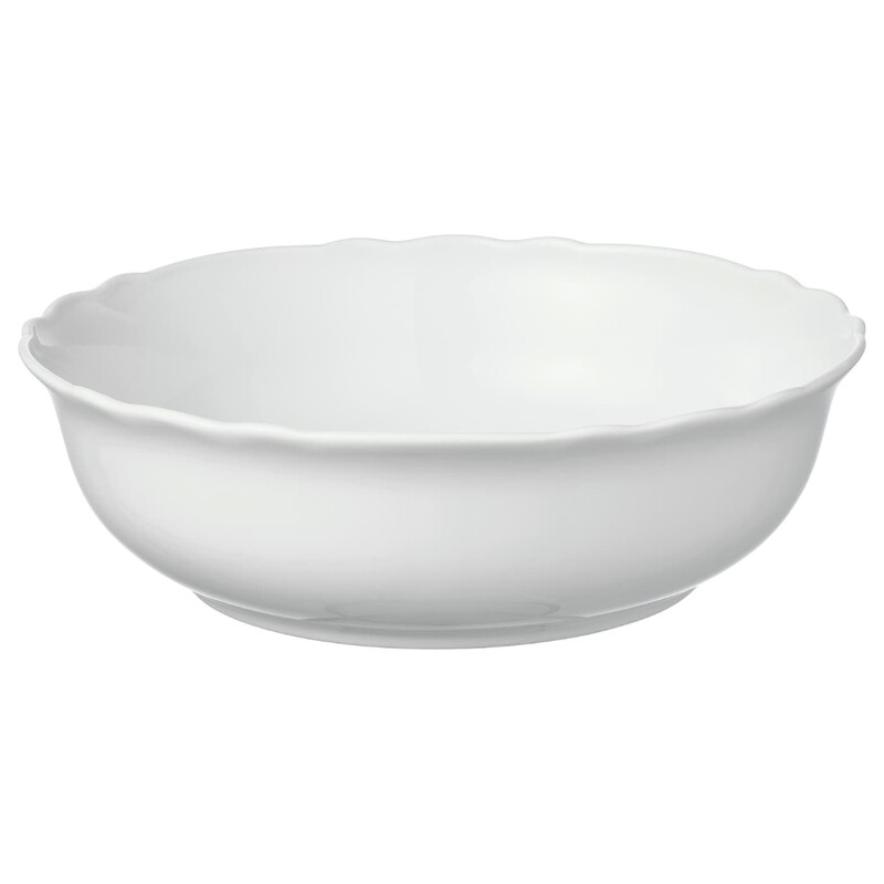 

Generic Serving Bowl Lightweight Durable White 26cm