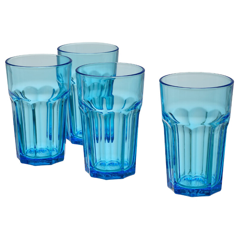 

Generic Glass Holds Both Hot And Cold Drinks Blue 35cl