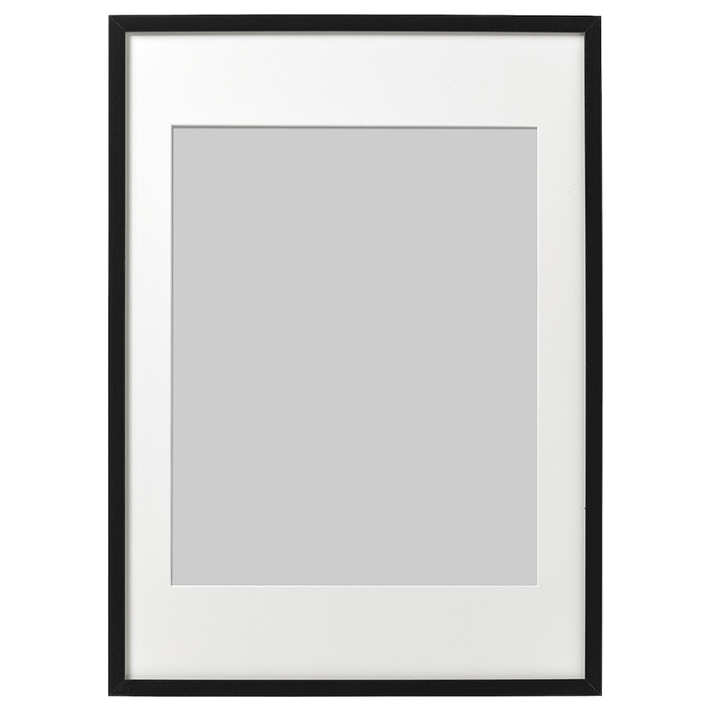 

Generic Frame Mount Enhances The Picture And Makes Framing Easy Black 50X70cm