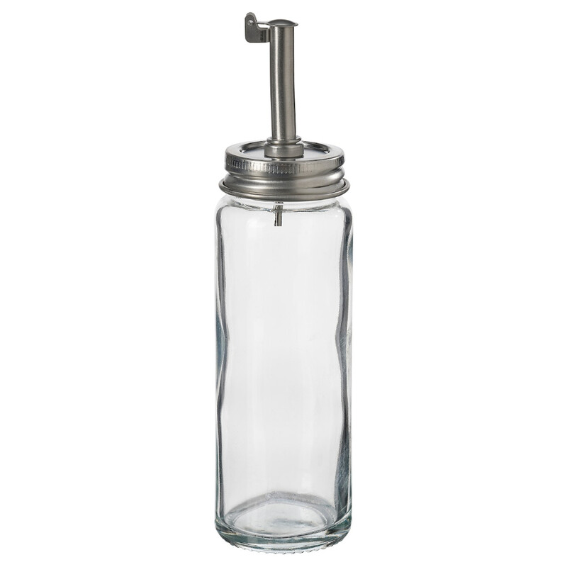 

Generic Oil/Vinegar Bottleclear Glass/Stainless Steel 16cm