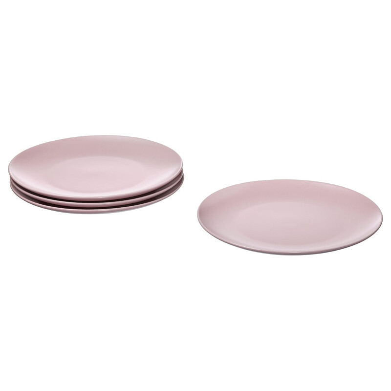 

Generic Plate Matt Light Pink 26cm