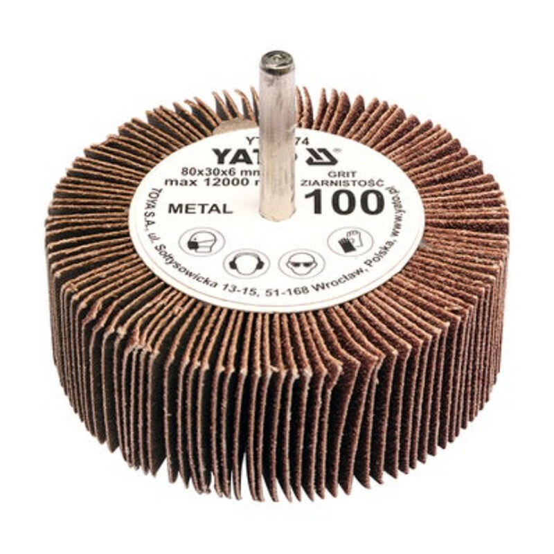 

Generic Flap Wheel With Shaft Grit 120 Multicolour (80x30x60cm)