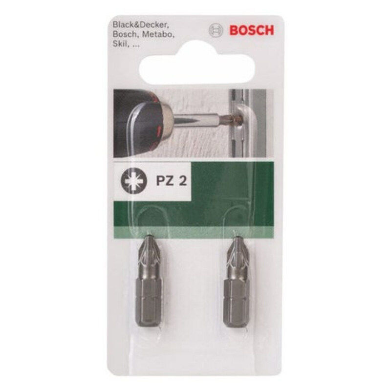

Generic 2-Piece PZ2 Bit Silver
