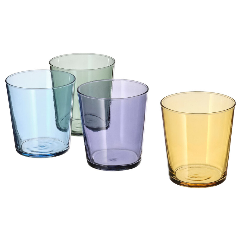 

Generic Glass Mixed Colours Energy To Your Table And Life At Home 30cl