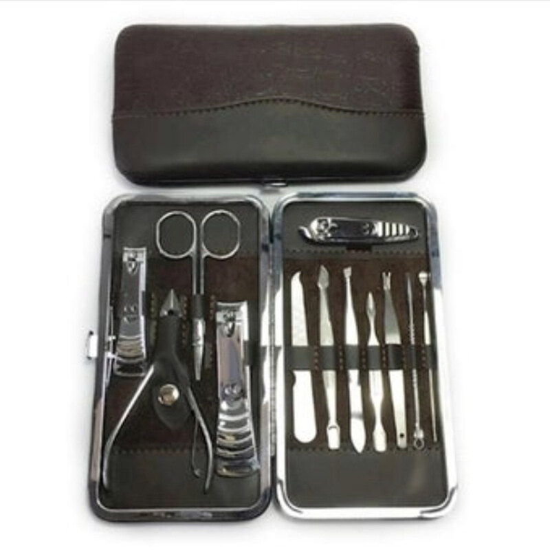 

Generic Manicure Pedicure Set Silver (12Pcs)