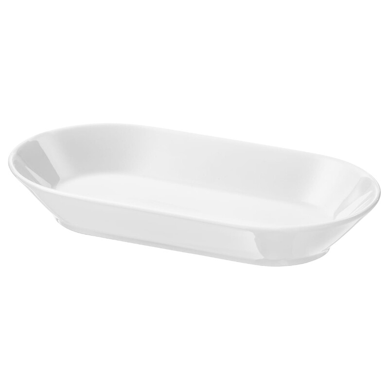 

Generic Serving Plate White 19X10cm