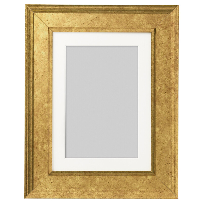 

Generic Frame Ideal To Use With Alfta Adhesive Hook Gold-Colour 13X18cm