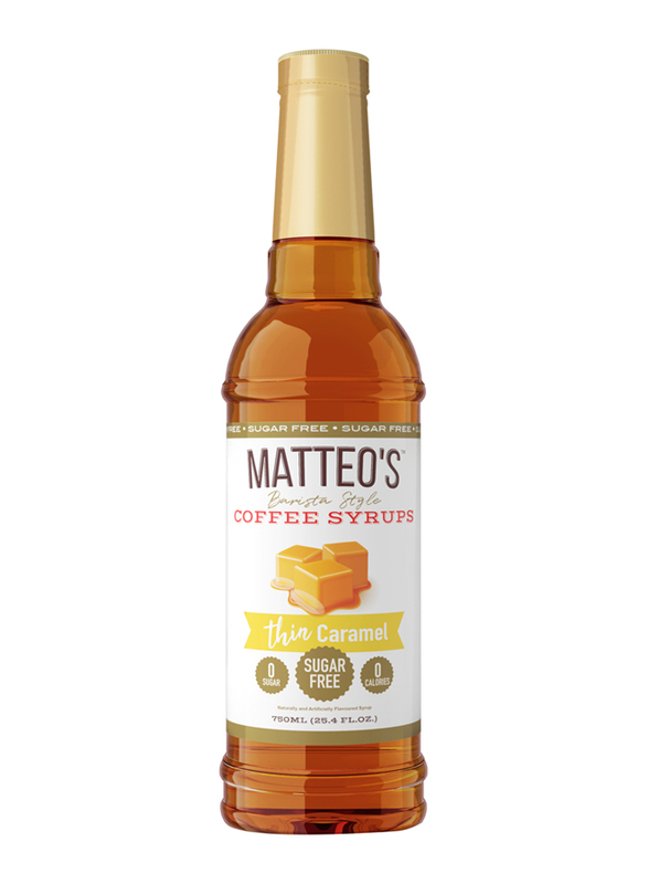 

Matteo's Caramel Sugar Free Coffee Syrup, 750ml