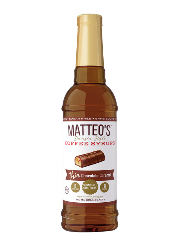 

Matteo's Chocolate Caramel Sugar Free Coffee Syrup, 750ml