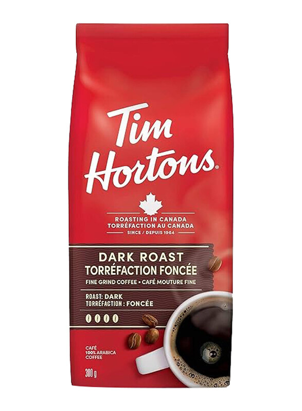 

Tim Hortons 100% Arabica Dark Roast Ground Coffee, 300g