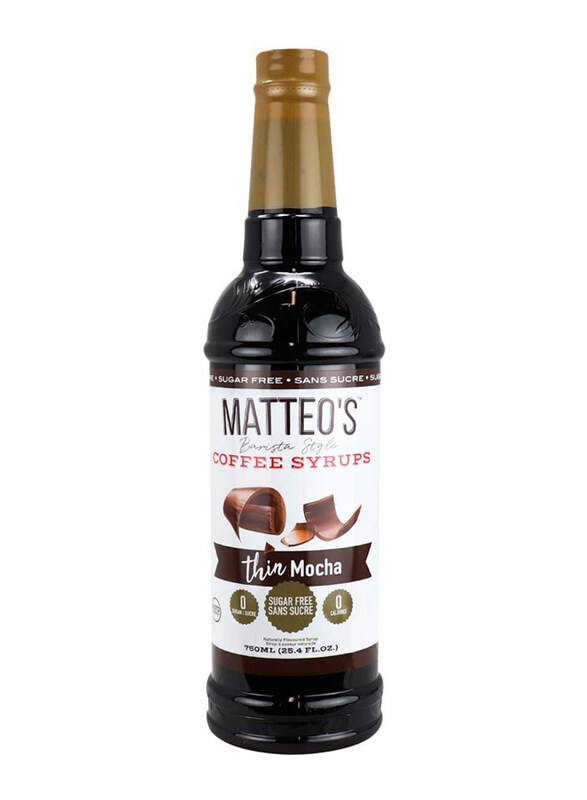 

Matteo's Mocha Sugar Free Coffee Syrup, 750ml