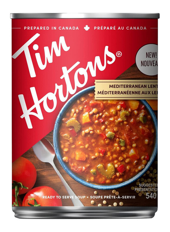 

Tim Hortons Mediterranean Lentil Soup, 540ml