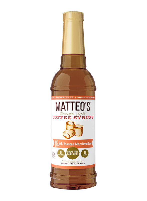 

Matteo's Toasted Marshmallow Sugar Free Coffee Syrup, 750ml