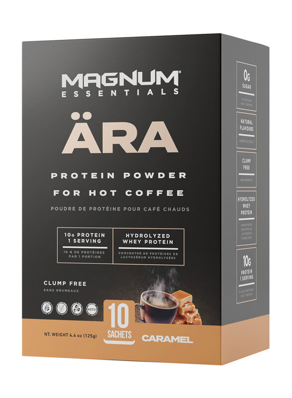 

Magnum ARA Protein Powder Non Creamer, 125gm, 10 Sachets, Caramel