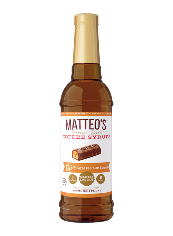 

Matteo's Salted Chocolate Caramel Sugar Free Coffee Syrup, 750ml