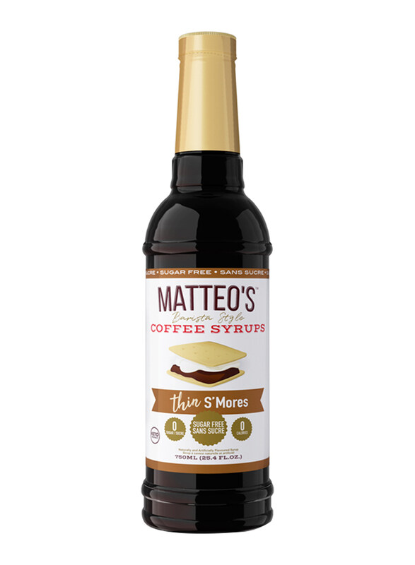 

Matteo's S'Mores Sugar Free Coffee Syrup, 750ml