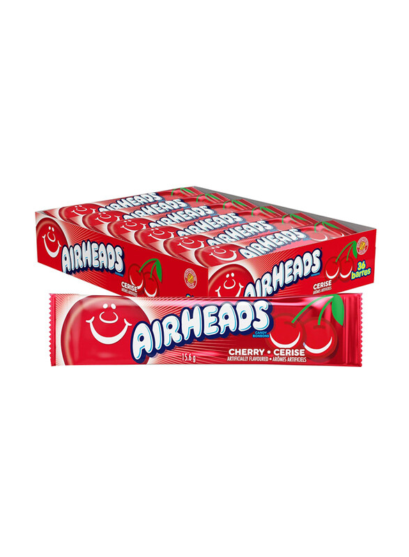 

Airheads Cherry Candy Bar, 36 Pieces, 562g