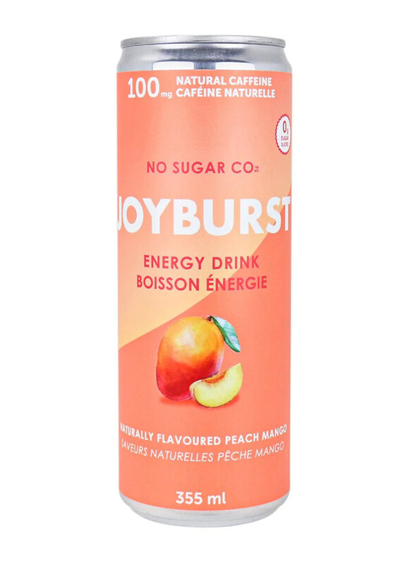 

No Sugar Company Joyburst on the Go Peach Mango Energy Drink Powder, 355ml