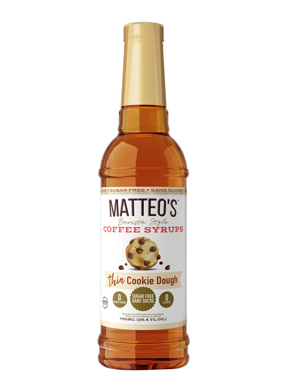 

Matteo's Cookie Dough Sugar Free Coffee Syrup, 750ml