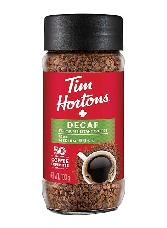 

Tim Hortons Decaf Premium Instant Coffee, 100g