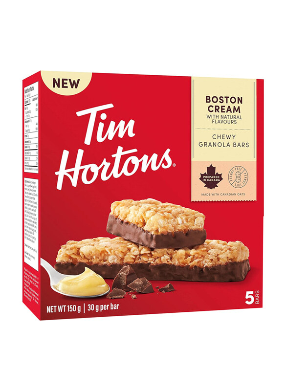 

Tim Hortons Boston Cream Granola Bars, Peanut Free, 150g