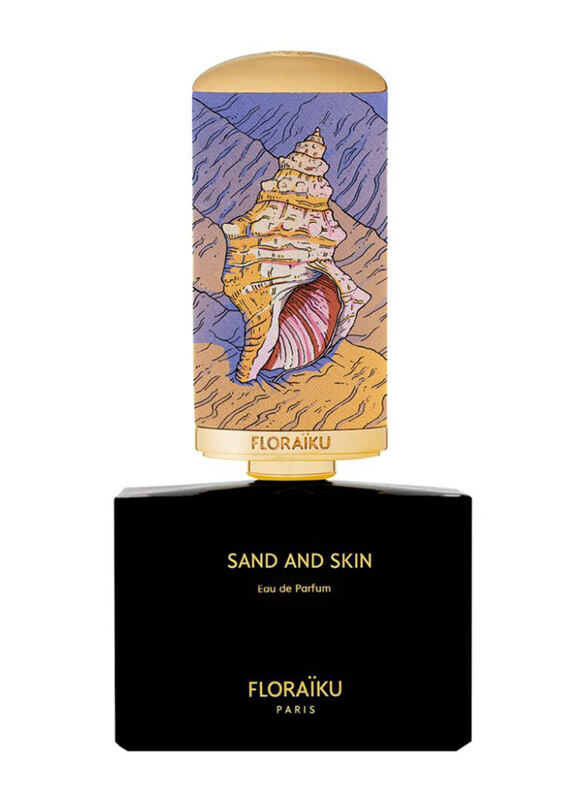 

Floraiku 2-Piece Sand and Skin Fragrance Unisex Gift Set, 50ml EDP Perfume, 10ml Travel Vial, Fragrance Container