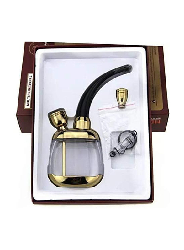 Mini Pipe Double Circulation Smoking Filter Hookah, Gold