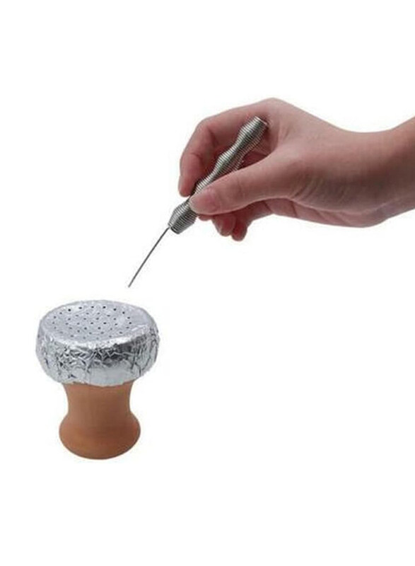 

Generic Shisha Hookah Aluminum Foil Hole Puncher Needle Hookah Accessories, Silver