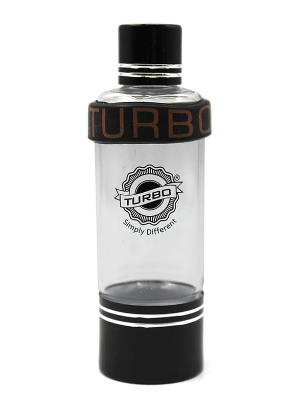 Turbo Special Glass Bottle Designed To Fill any Size of Medwakh Head, 50ml, Black