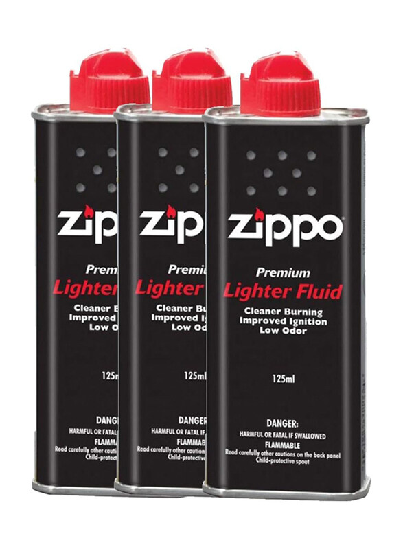 

Zippo Premium Lighter Fluid, 125ml, 3 Piece