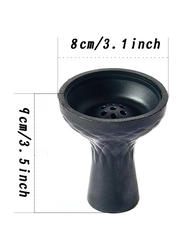 Silicone Hookah Bowl Set, Black