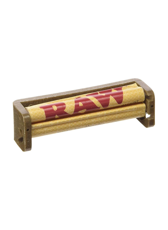 

Raw 1-1/4 Hemp Plastic Cigarette Rolling Machine, Brown