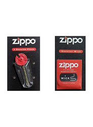 Zippo Accessory Flint and Wick Blister Set, 2 Pieces, Multicolour