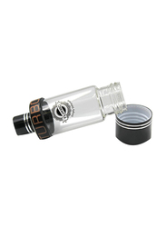 Turbo Special Glass Bottle Designed To Fill Any Size of Pipe Head Ra's, 50ml, Black/Clear