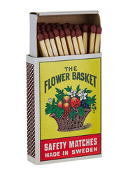 The Flower Basket Safety Match Box, Small, 10 Packet