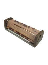 Raw 1-1/4 Hemp Plastic Cigarette Rolling Machine, Brown