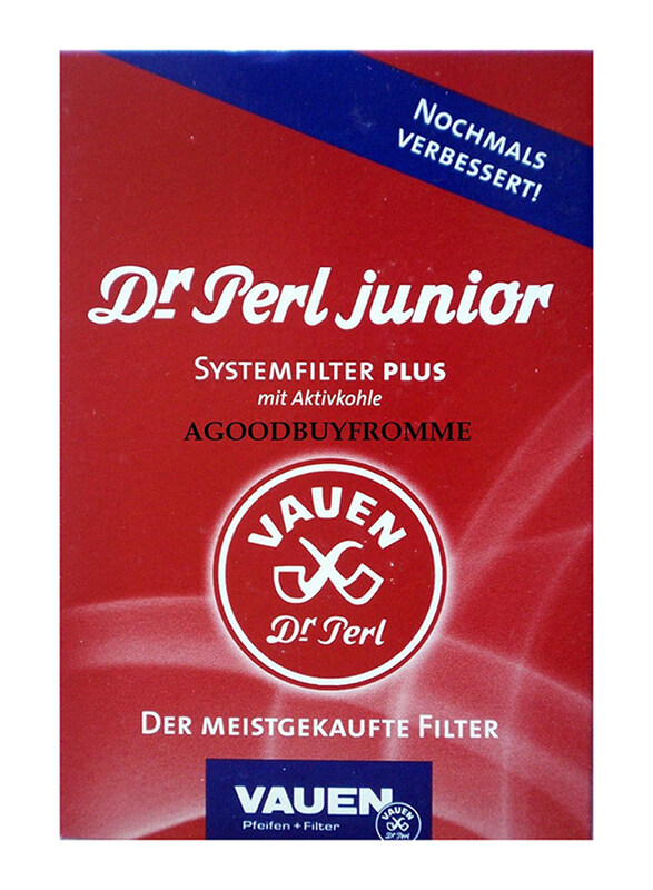 

Dr. Perl Junior Activated Charcoal Filters, 9mm, 10 Piece, Red