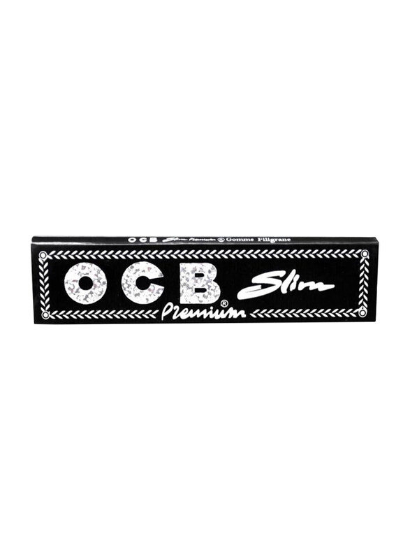 

OCB Premium King Size Slim Rolling Cigarette Paper Smoking Paper, 32 Sheets, 50 Pieces, Black