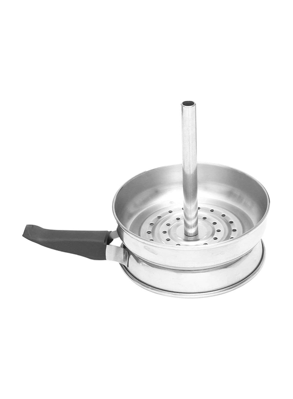 Congge Hookah Bowl Charcoal Holder Head Stove Burner Heater Accessories Tool, Silver