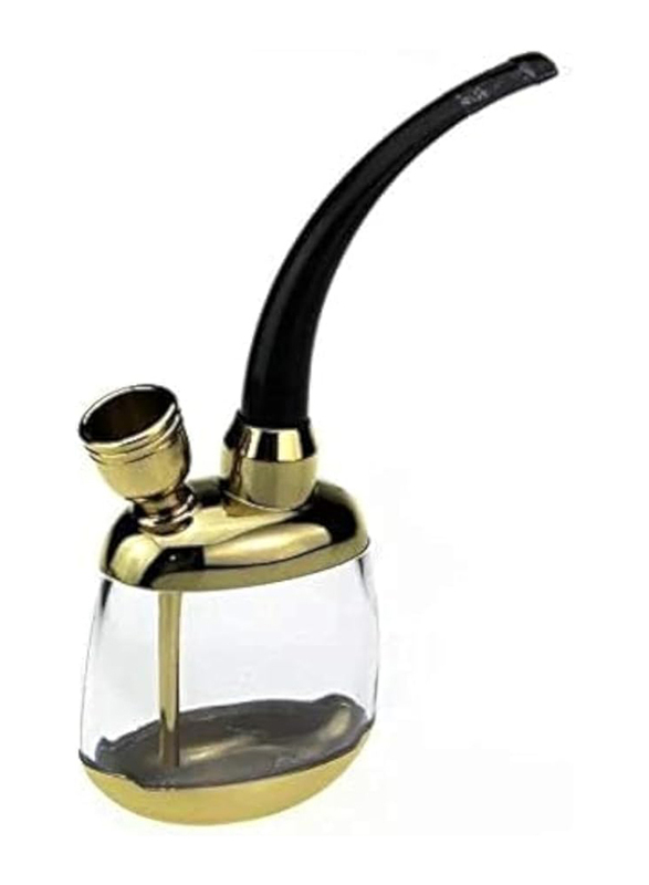 Mini Pipe Double Circulation Smoking Filter Hookah, Gold