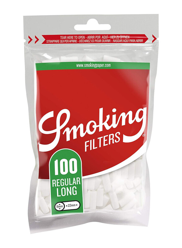 

Smoking Classic Filters Regular Long Size, 5 Pack, White