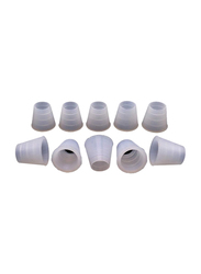 Hose Grommet Rubber Seal for Water Pipe Chicha Narguile Accessories, 10 Piece, White