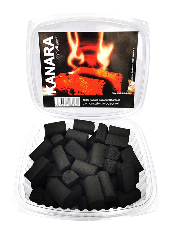 Kanara Coconut Shell Charcoal, 700gm, Black