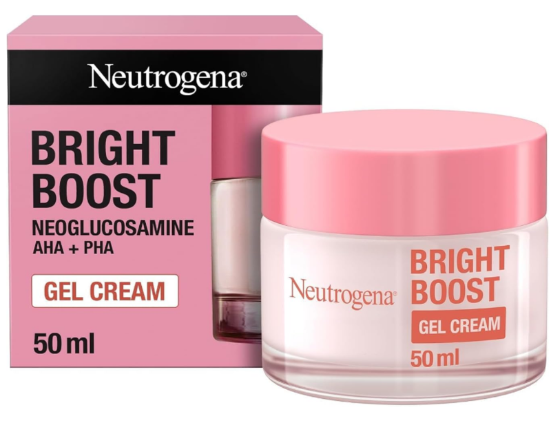 

Neutrogena Gel Cream, Bright Boost, reduces appearance of dark spots, uneven skin tone and fine lines , lightweight formula ,50 ml