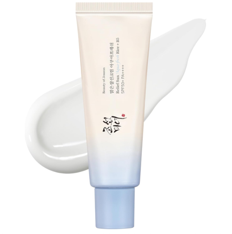

Beauty of Joseon Relief Sun Aqua-Fresh Rice+B5 Sunscreen for face Sun moisturizing with SPF 50 PA++++ Korean sunscreen skincare 50ml, 1.69 fl.oz/50ml