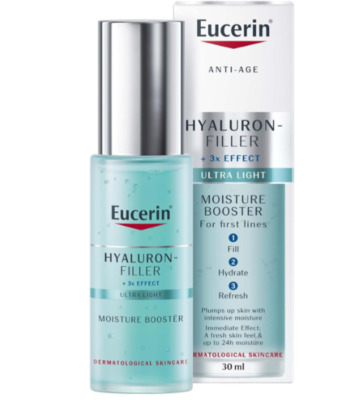 

Eucerin Hyaluron Filler Anti-Aging Moisture Booster Face Gel Moisturizer with Hyaluronic Acid and Glycerin, Lightweight Formula, Plumps up Fine Lines,